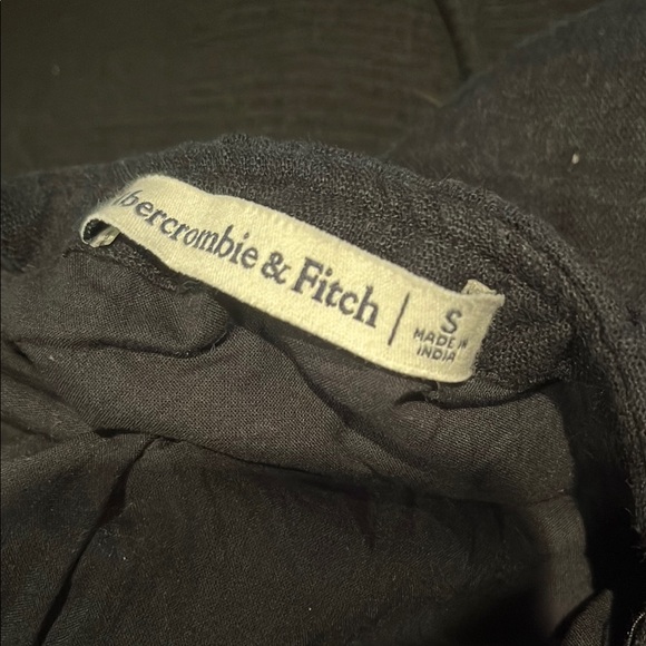 Abercrombie & Fitch Black Linen Dress - Picture 3 of 3